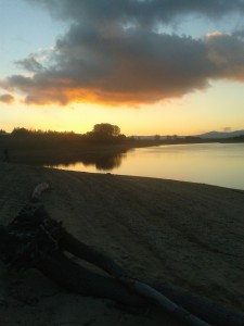 Tramonto sul Lago Cecita